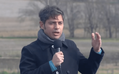 Kicillof en Tandil: lanzamiento de un plan de desarrollo rural y manifestación frustrada