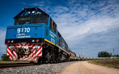 Se afianza el récord de los trenes de cargas argentinos
