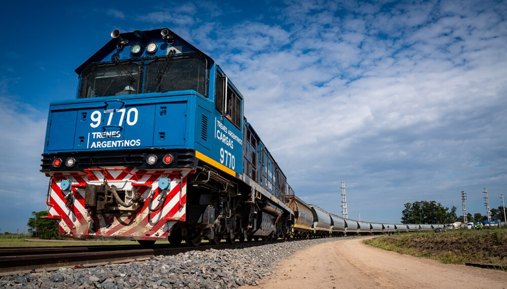 Se afianza el récord de los trenes de cargas argentinos