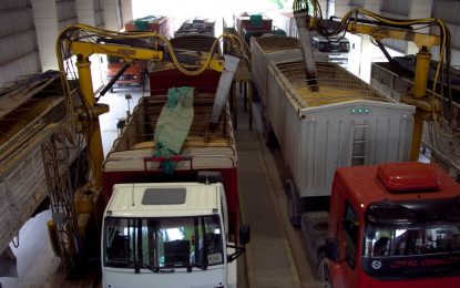 Ante los anuncios del ministro, más la cosecha, hay gran circulación de camiones a Rosario