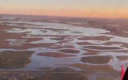 Inician obras para canalizar las inundaciones de los campos en el oeste bonaerense