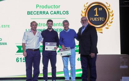 El maní campeón 2021/22 rindió 61,59 quintales por hectárea