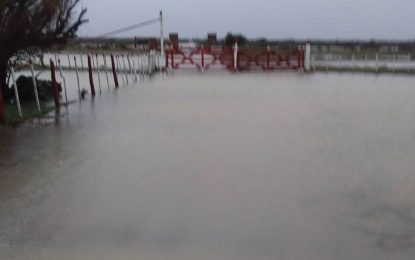 Lejos de la sequía en el centro del país, el drama en la Patagonia son las inundaciones