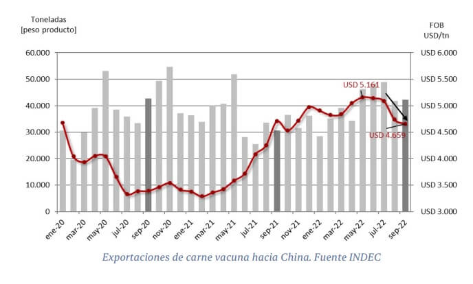 Exportaciones de carne: del récord del primer semestre a un tobogán de precios que no termina