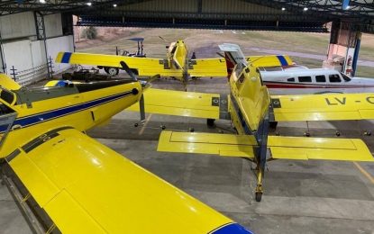 La aviación agrícola, también en crisis por la sequía: el trabajo cayó entre 50% y 90%