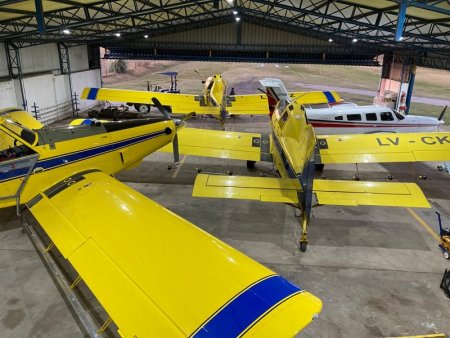 Otro impacto de la sequía: se derrumbó la siembra aérea de cultivos de servicios