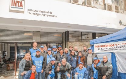 Mejora para los trabajadores del INTA: aumento del 30% y una suma fija de $ 30.000