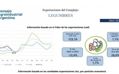Exportaciones: las legumbres y el maní amortiguaron el desplome en el ingreso de divisas