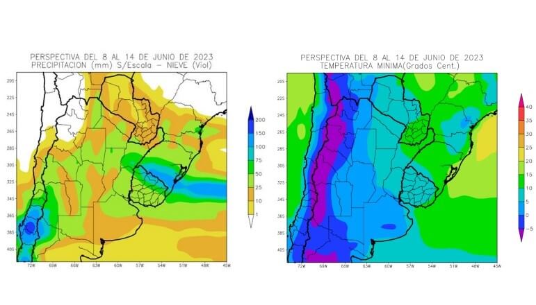 Tras el calor, un abrupto cambio: llegan las heladas y vuelven las lluvias