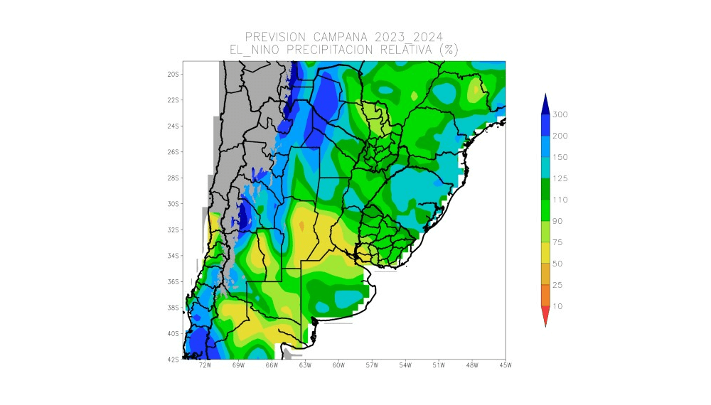 El Niño comenzó su “gradual desarrollo”, pero aún habrá “amplias extensiones” sin lluvias suficientes
