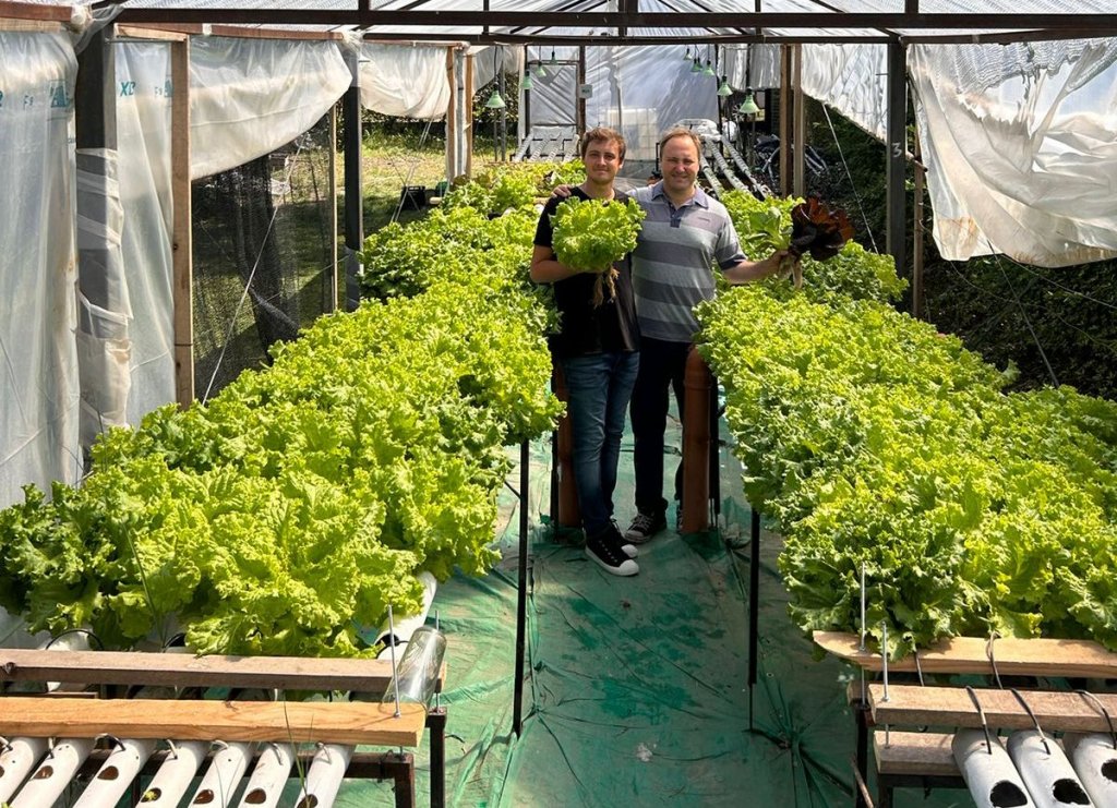 Lisandro, el agrónomo que dejó su trabajo en una gigante del agro para apostar por la hidroponia