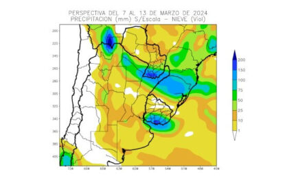 Viene un frente de tormenta con lluvias, pero escasas: solo en el norte habrá focos abundantes