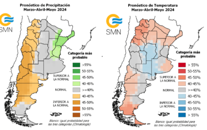 El trimestre otoñal asoma con lluvias abundantes en el Litoral y normales en la región pampeana