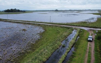 Inundaciones bonaerense: estiman más de un millón de hectáreas bajo el agua