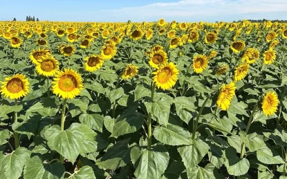 El girasol consolida su expansión: rindes históricos y exportaciones en alza